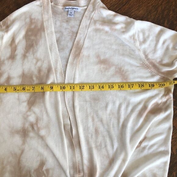 Theo & Spence long cream and latte long sweater - Picture 11 of 15